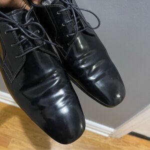 Black Patent Leather Derby Shoes by Tod’s - Sz 9.5